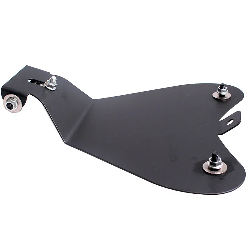 Motorcycle Black Solo Seat Baseplate Bracket Support Holder Mounting Kit Base Plate Brackets For Harley Sportster Bobber Honda