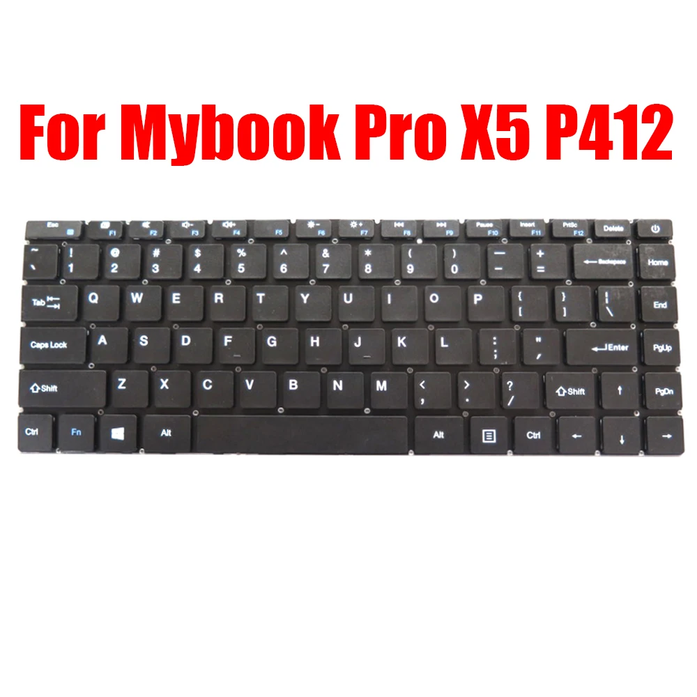 

English US Replacement Laptop Keyboard For Axioo For Mybook Pro X5 P412 Black Without Frame New