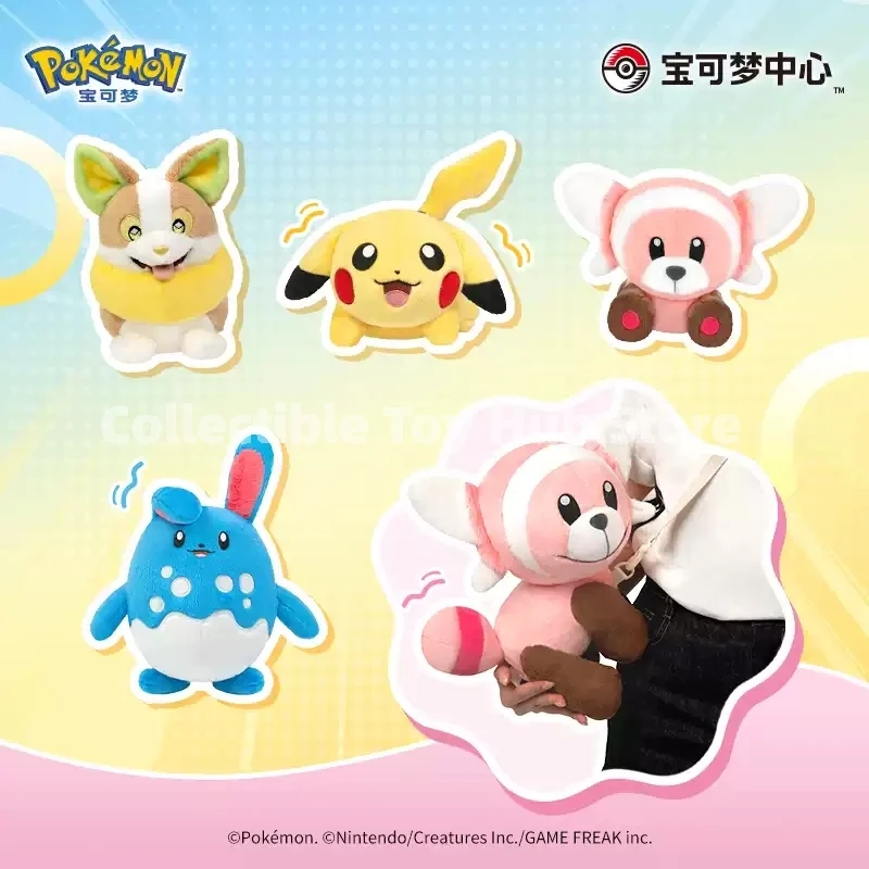 peluche-pokemon-center-authentique-poupee-en-peluche-pokemon-mignonne-et-articulee-coussin-de-collection-d'anime-cadeau-pikachu-couche-ornement