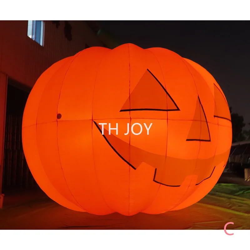 free air ship to door outdoor activities Halloween Yard Decoration Inflatable Customized pumpkin model, LED lighting Inflatable