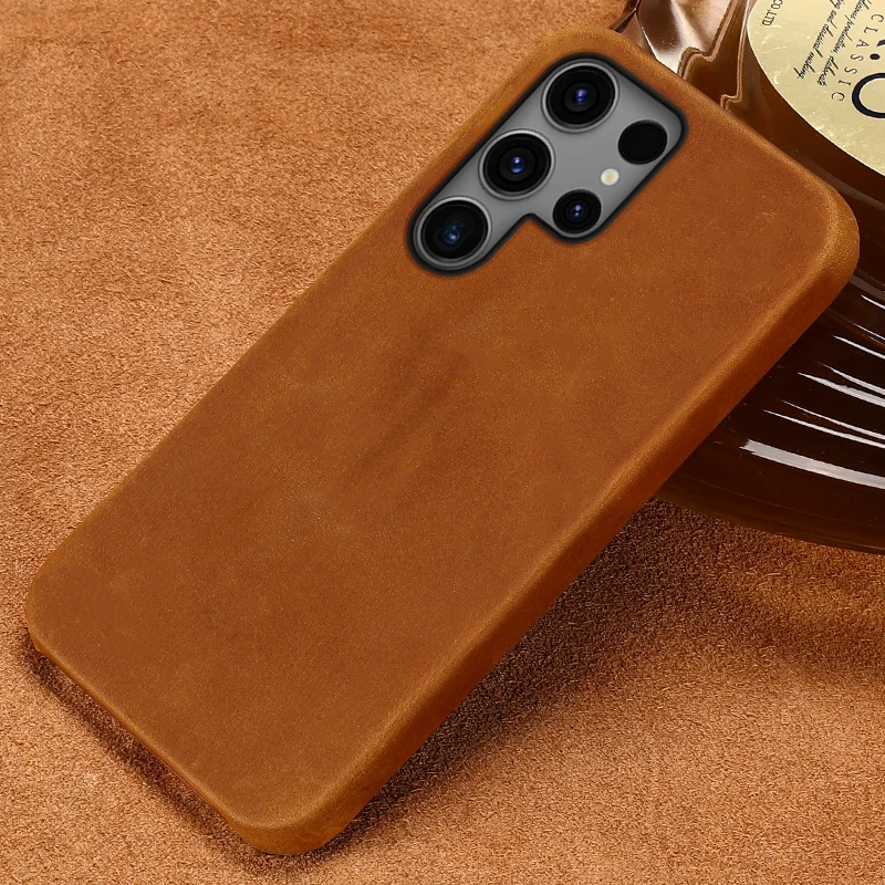 LANGSIDI leather case For Samsung Galaxy s23 ultra s22 s20 s21 fe s23plus A32 A52 A72 a53 a54 Leather cover for Galaxy s23 ultra