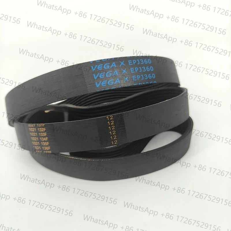 1PCS  V-Belt EPJ360 5/6/7/8 Ribs Rubber Belt Drive Belt Treadmill Motor Belt