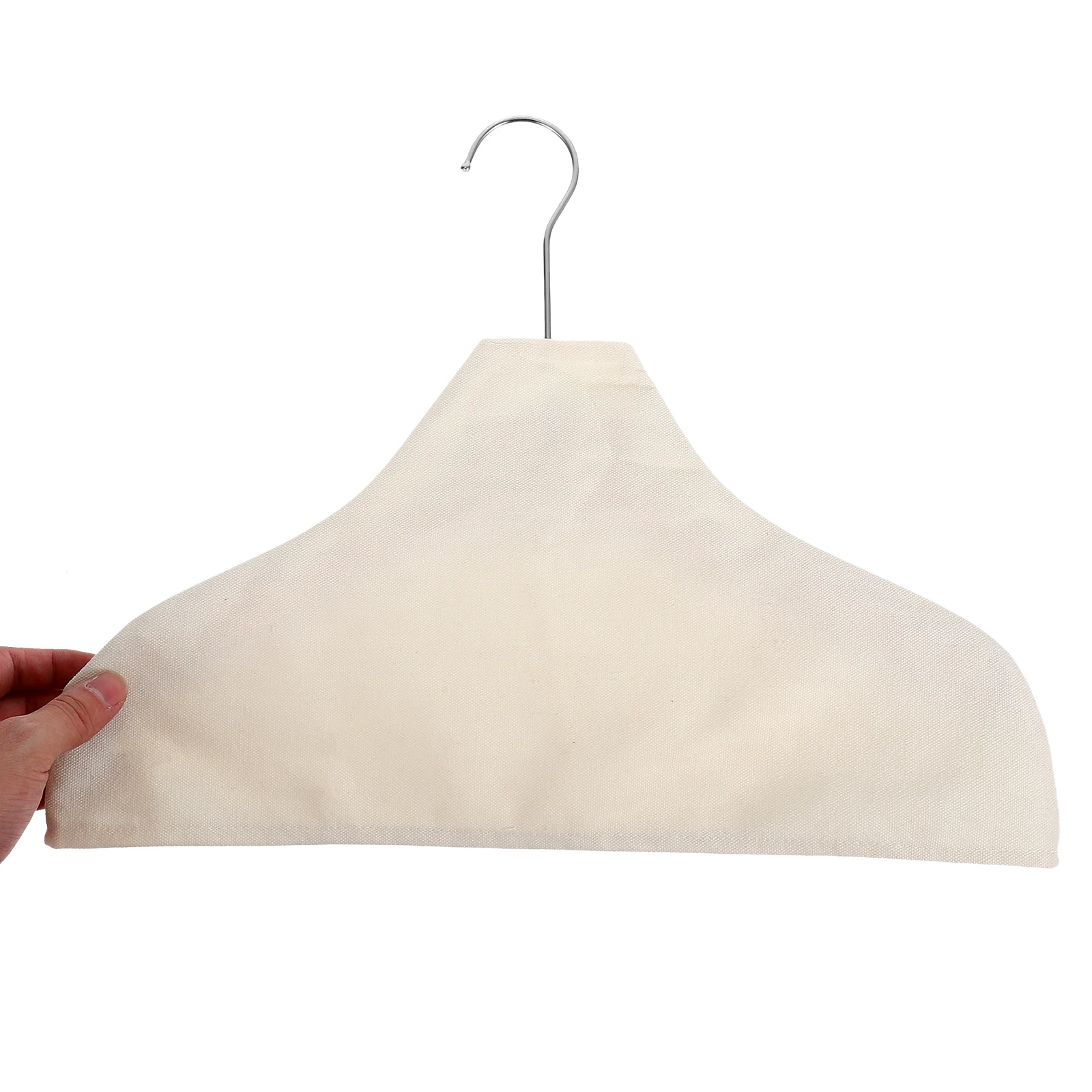 

Clothes Hangers Cover Fabric Protective Dust-proof Covers Anti-slip Blouse Guard Beige Home Shop Hanger Suit Jeans Dress