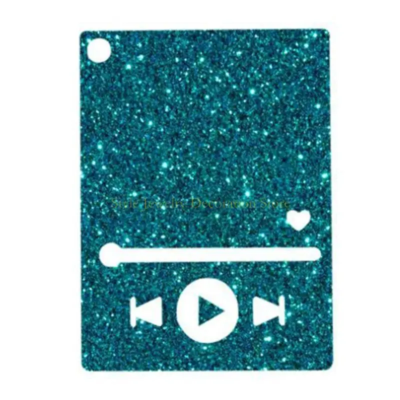 D46E Music Player Silicone Stampo Cragi fai -da -te Clay Resina Clay Casting Stampo Masto Cashing Mormo Gioielli Strumento
