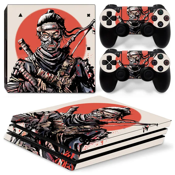 Multiple games available kin Sticker  Protective Vinyl Decal Cover for PS4 Pro Console and 2 Controllers customized