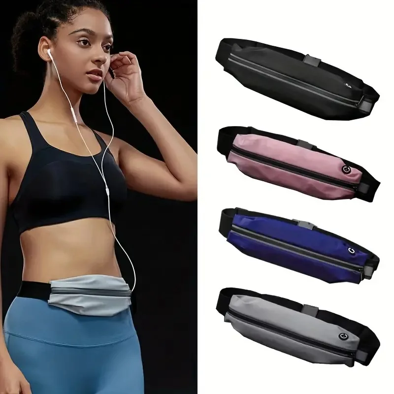 Slim Fanny Pack Phone Holder for Jogging Running Belt for Men Women Money Belt Runners Waist Pouch Exercise Waist Pack Workout
