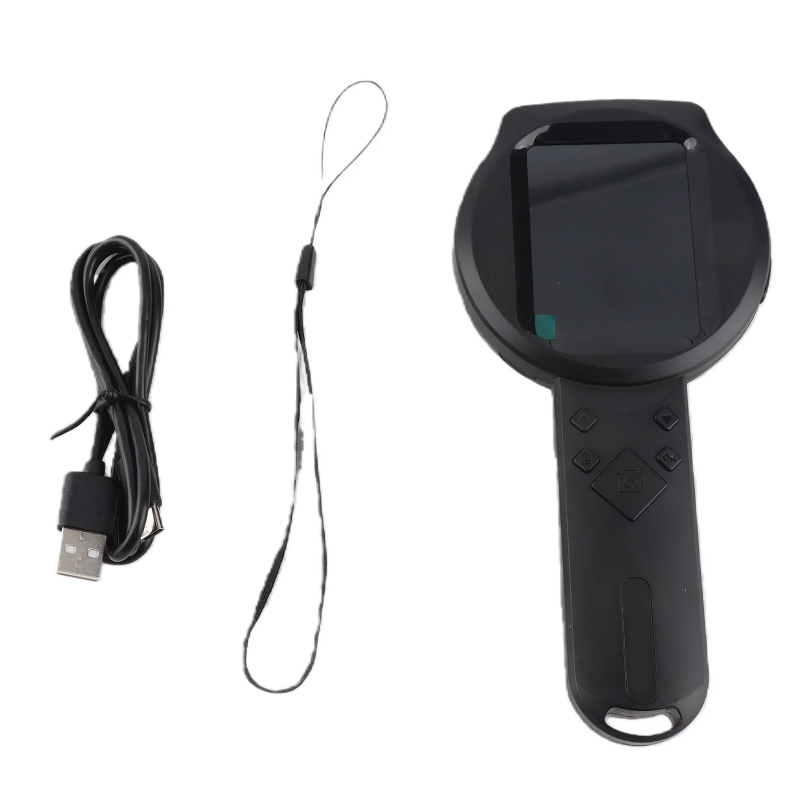 Handheld Digital Magnifier 2.8in IPS Screen Portable 2MP 1000X Magnifying Glass with Light 4 Zoom Buttons 14 Languages