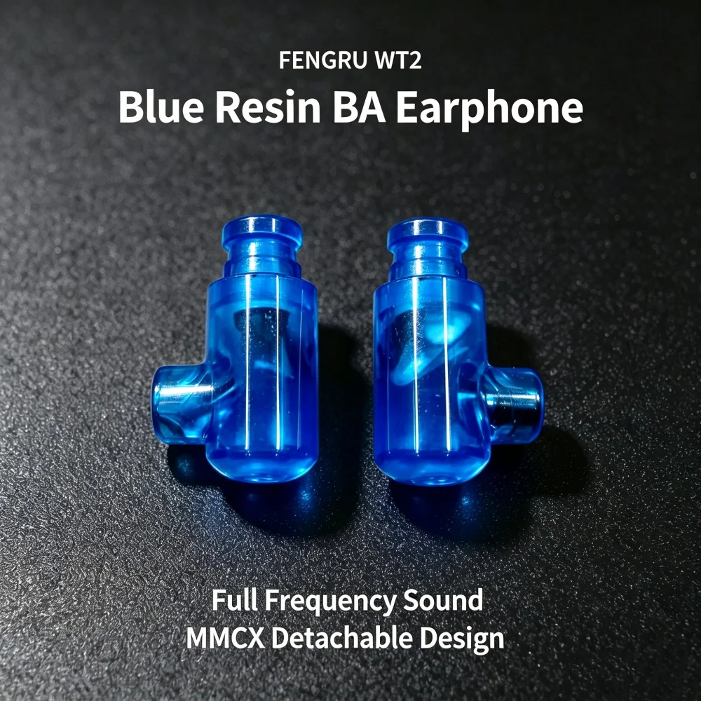 FENGRU WT2 In Ear Resin Full Frequency Balanced Armature Earphone