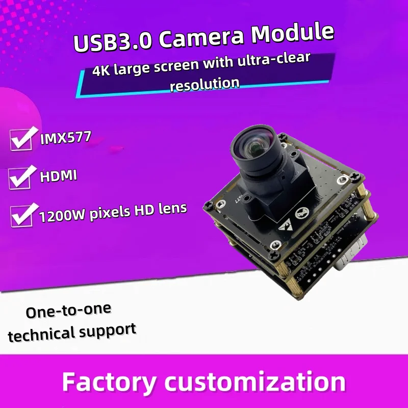 Brand new USB3.0 high speed HD 4K camera module accessories ultra-clear video camera module IMX577