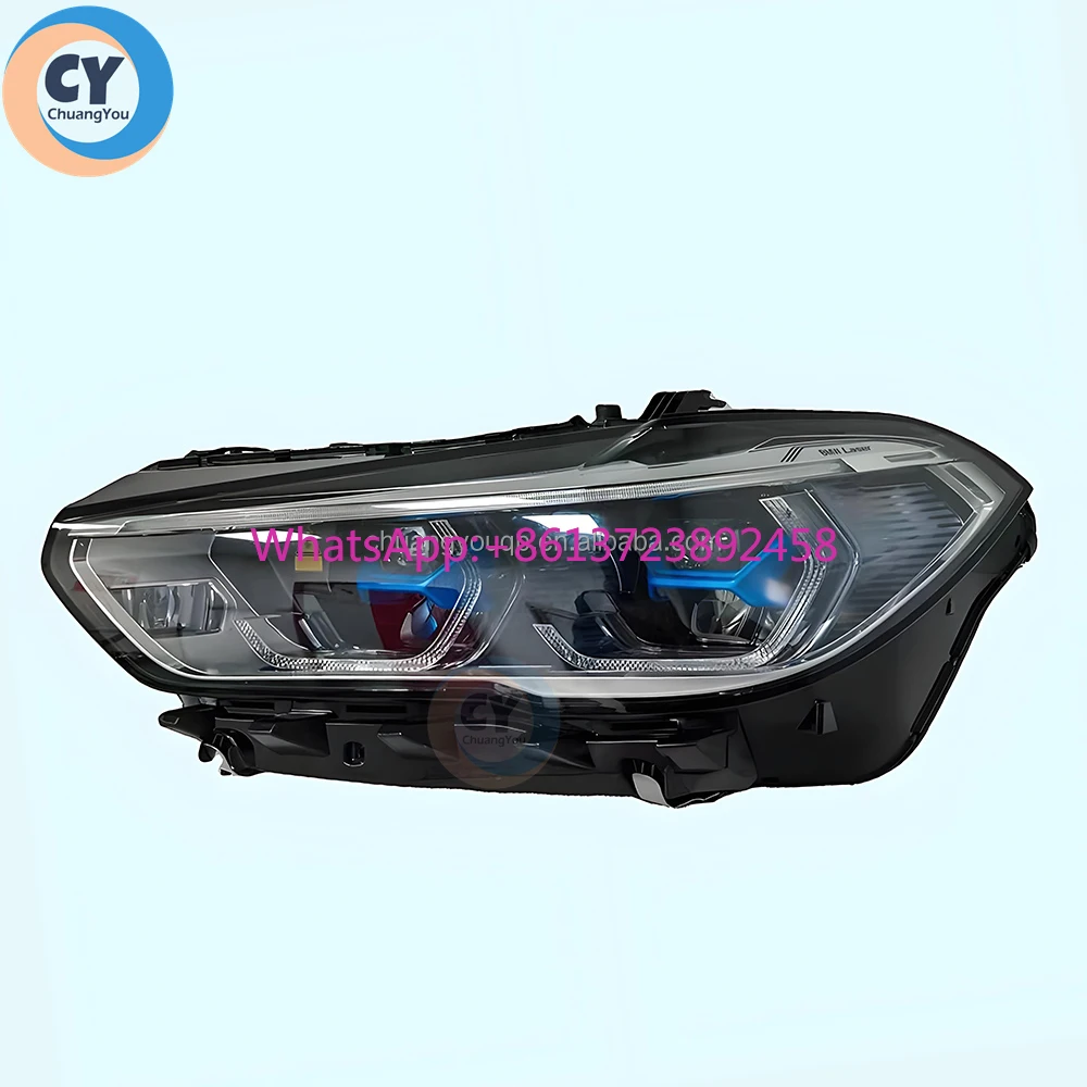 

For BMW USA X5 G05 X6 G06 Laser Headlights 2019 2020 2021 2022 Original Headlamp Lens American BMW X5M F95 X6M F96 US LED Light