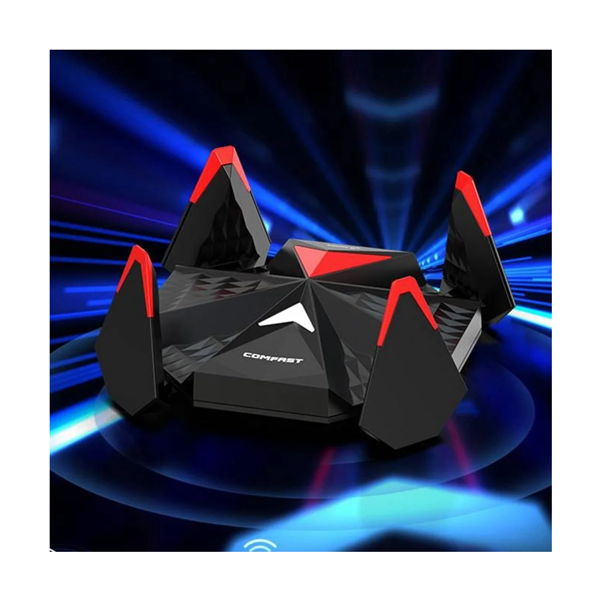 AT87-COMFAST Router Wifi 5.8G 7G Tri-Band Gigabit 5374Mbps Wifi6 Router Nirkabel Wifi Repeater Penguat Sinyal WIFI Colokan AS