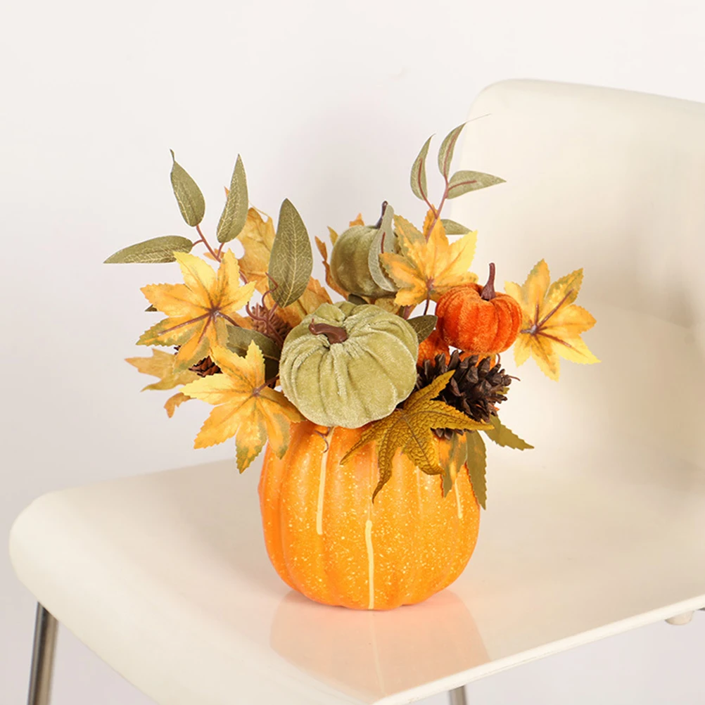 

Fake Fall Photography Prop Simulation Halloween Fall Prop Pumpkin Decor Lifelike Halloween Thanksgiving Centerpieces
