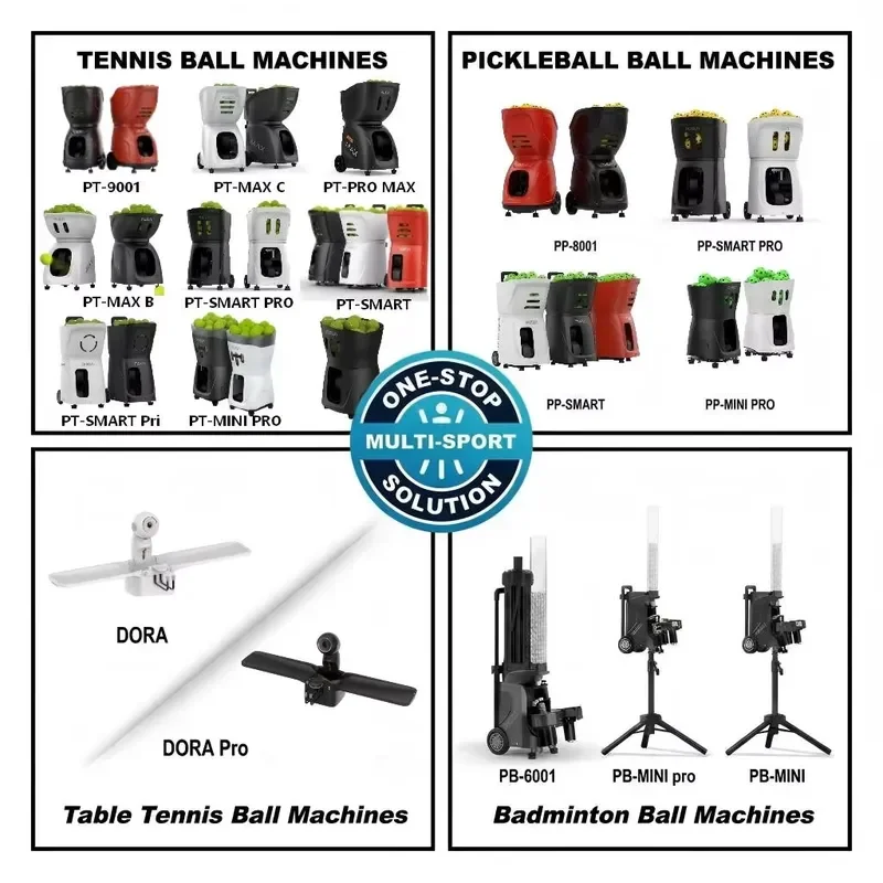 Advanced multi-functional pickball launcher for custom training, durable pickball training machine with pickball pitching