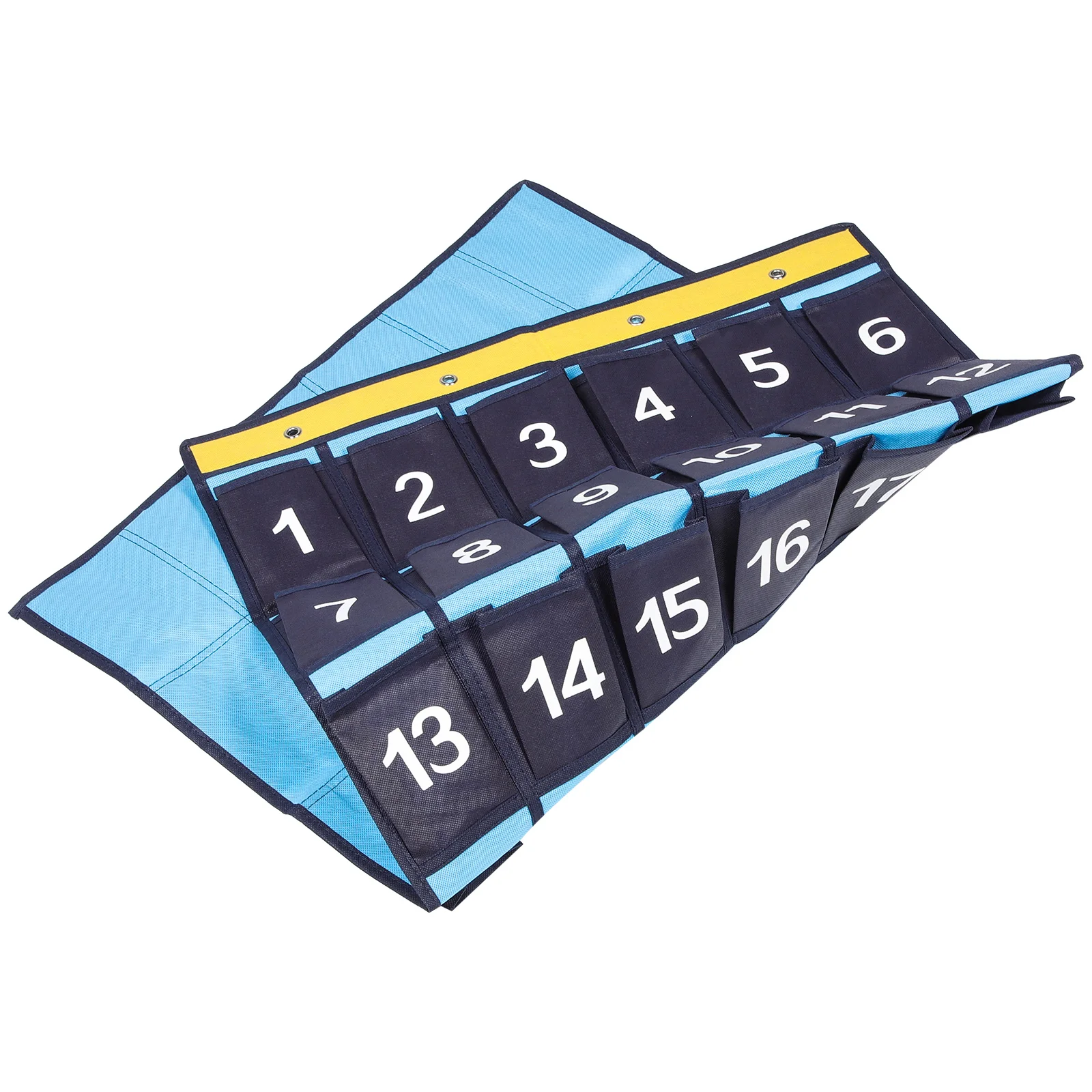 

12 Pockets Hanging Cell Storage Bag Classroom Organizer Phone Holder Calculator Marker Classroom Mobile Phone Storage Pouch