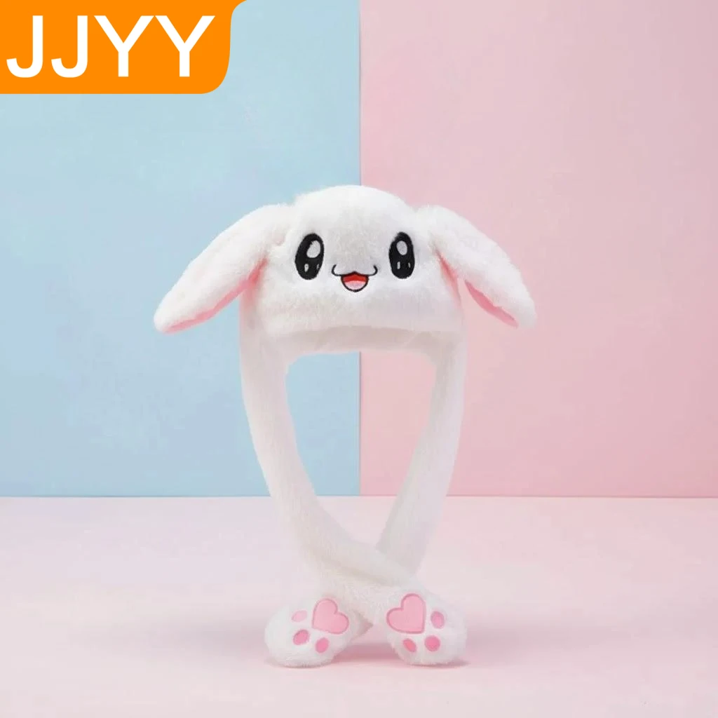 

Милая плюшевая шапка с ушками кролика в стиле аниме для косплея, зимний аксессуар, подарок на день рождения