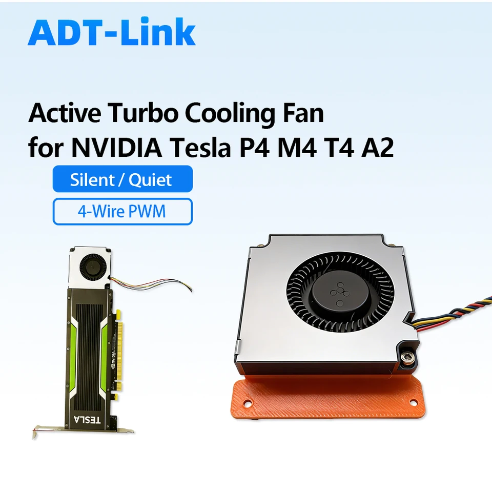 GPU Turbo Cooling Fan for NVIDIA Tesla P4 M4 T4 A2