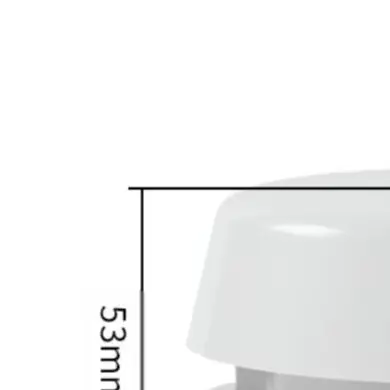 RV Mushroom Head Vent Cover for Standard Roof Vent Openings Providing Consistent Air Exchange Without Electrical or Moving Parts
