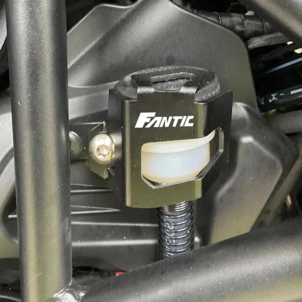 

FOR FANTIC CABALLERO Track125 Rally 500 SCRAMBLER250 Motorcycle Front Rear Brake Pump Fluid Tank Reservoir Guard Protector Cover