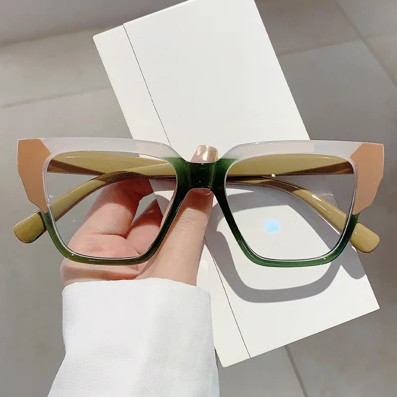 

Anti Blue Light Square Glasses Women For Men 2024 Vintage Brand Designer Myopia Prescription Optical Computer Eye Glasses Frame