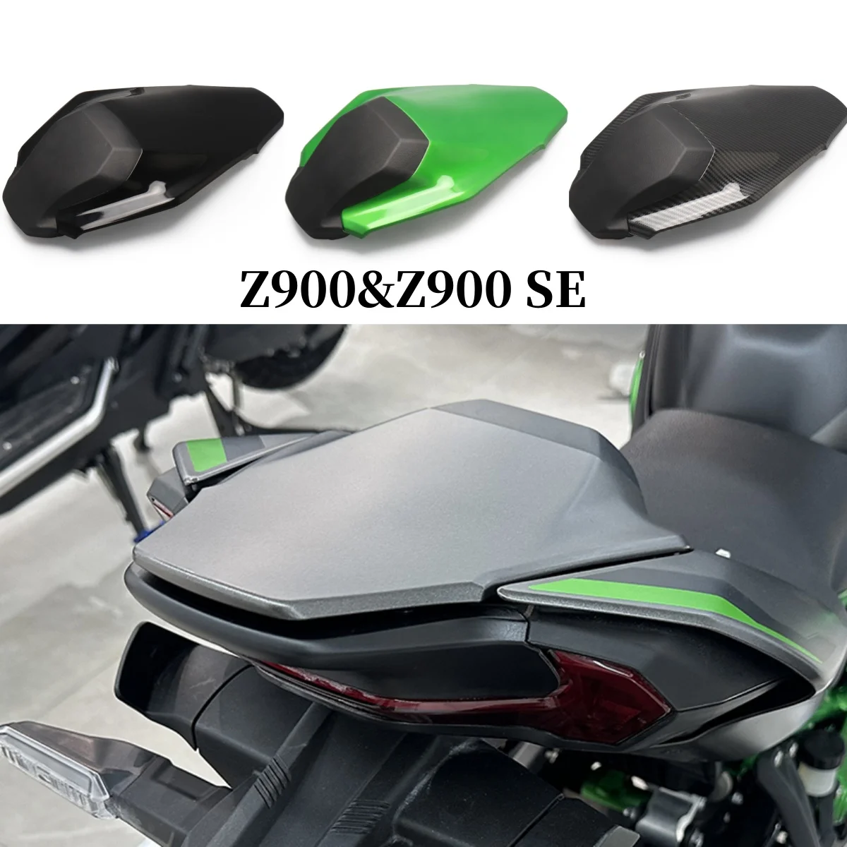 

For Kawasaki Z900 Z 900 Z900 SE 2025 New Motorcycle Rear Seat Cover Taill Cowl Passenger Pillions Back Humps Fairing Accessories