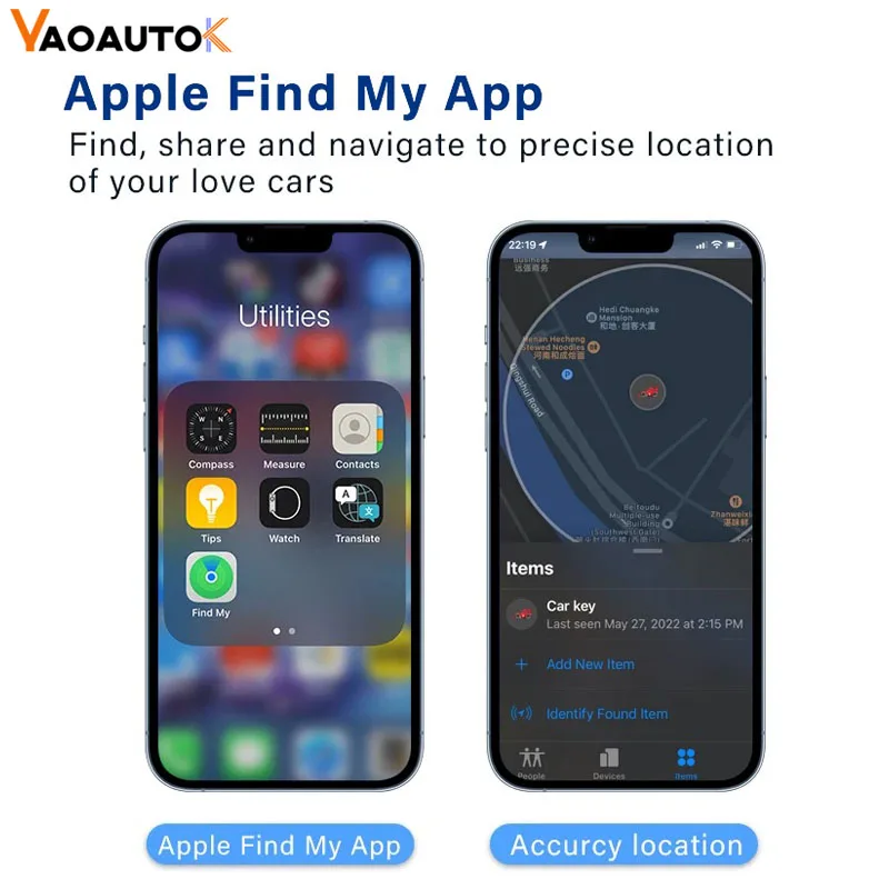 New Universa Mini GPS Trackers For Car OBD2 Locator For Auto Iphone Ipad Find My ITag OBD GPS Monitor Locator Find My Apple