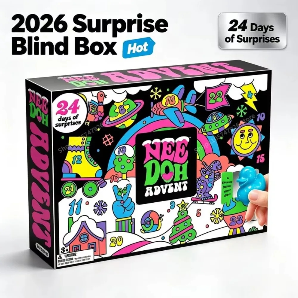 ANeedot 2026 Arrival Calendar, Adult Gifts, 24 Day Countdown to New Year, Surprise Blind Boxes, Party Toys, Gifts.