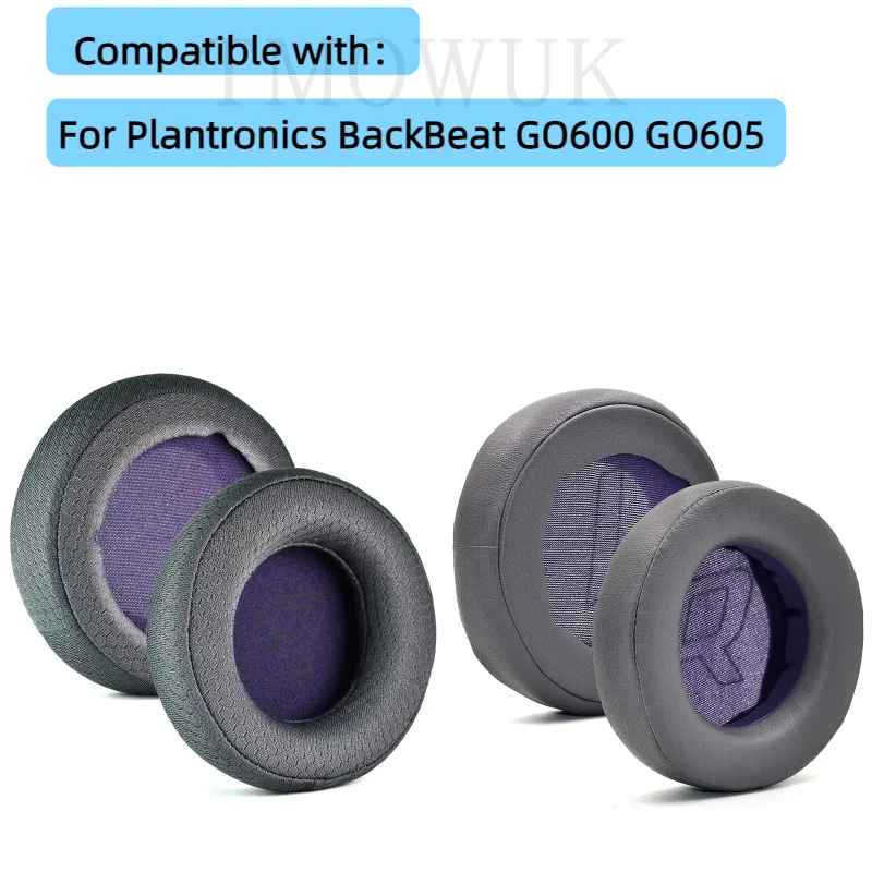 For Plantronics BackBeat GO600 GO605 Headset Thick Sponge Memory Foam Cushions Fabric Earcups Earpads Sleeves