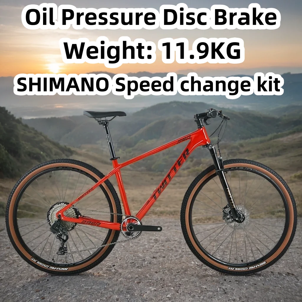 

27.5/29 inch high scale carbon fiber mountain bike air suspension MTB Bicycle hydraulic disc brake carbon fiber fork bicicleta