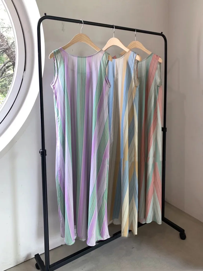 

2023 Sweet Pregnant Woman Sundress Summer Block Color Patchwork Female Sundress Fashion Maternity Beach Dress Holiday Clothes