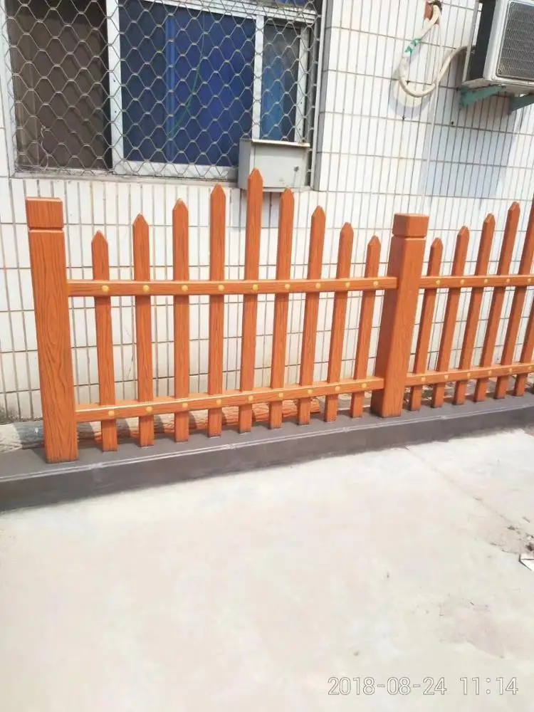 Precast Garden Decorative Concrete Picket Fence Molds For Sale view 6