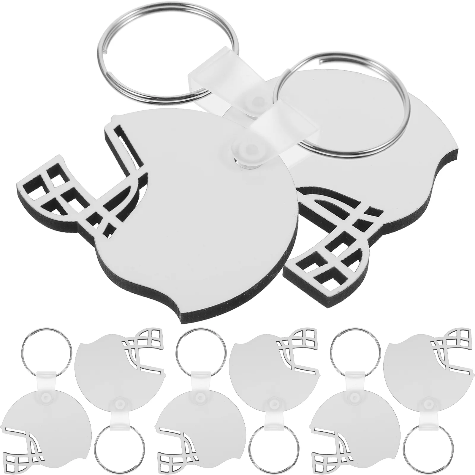 열전달 펜던트 장식용 빈 키체인 수공예품 키체인 승화 공백 탭