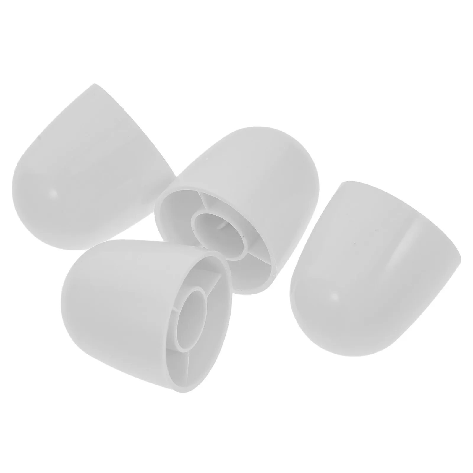 4Pcs Universal Toilet Bolt Cover Caps Floor Bolt Concealers for Toilet Base Decorative Bathroom Accessory Easy Installation No