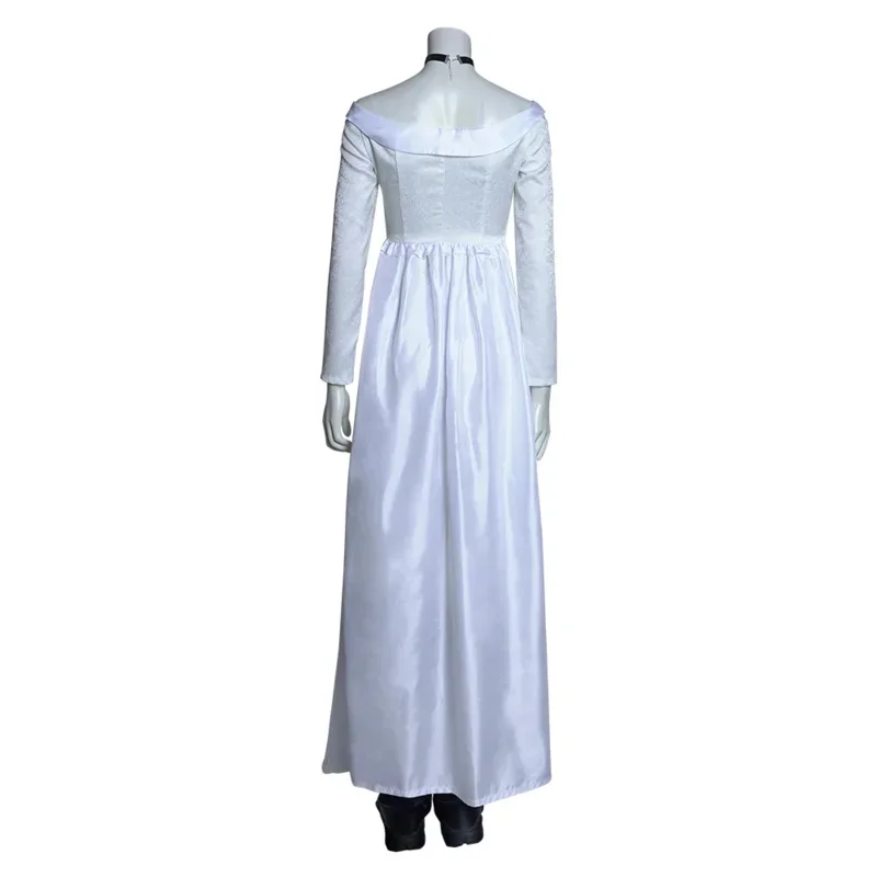 Disfraz de cosplay de Chucky, película Bride of Chucky, vestido de mujer, collar, disfraz de Carnaval de Halloween para mujer, rode play E