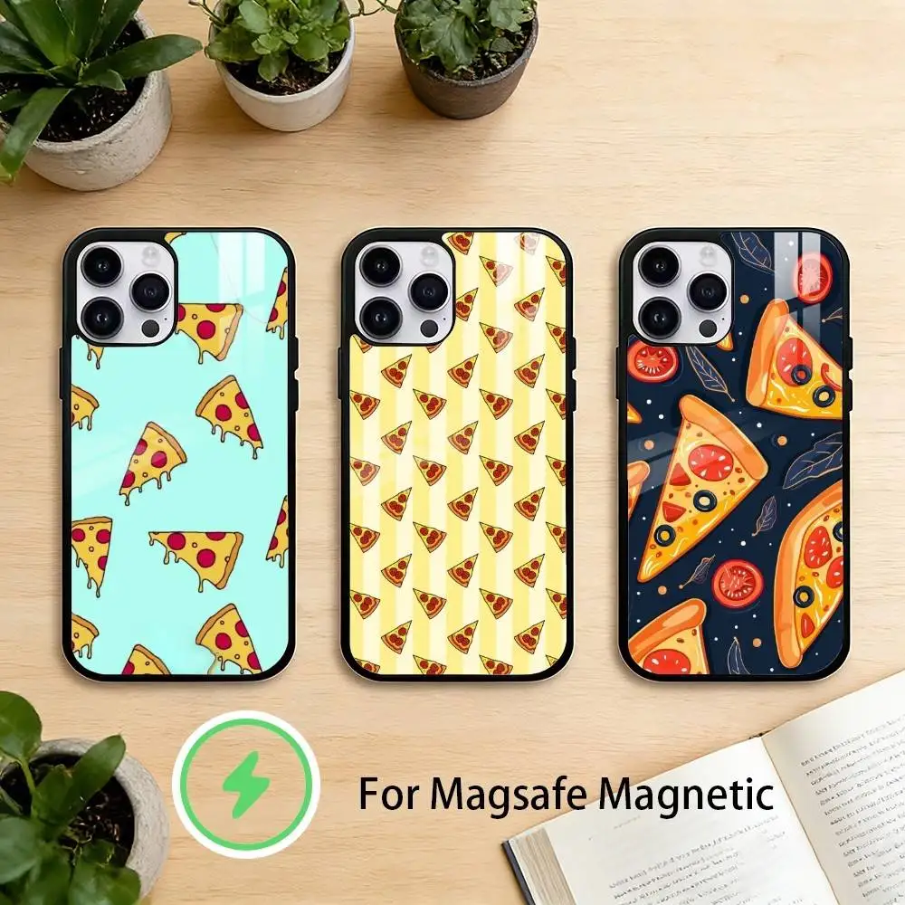 

delicious cartoon pizza Phone Case For iPhone 17/16/15/14/13/12/Plus/Pro/Max for Magnetic Wireless Charging