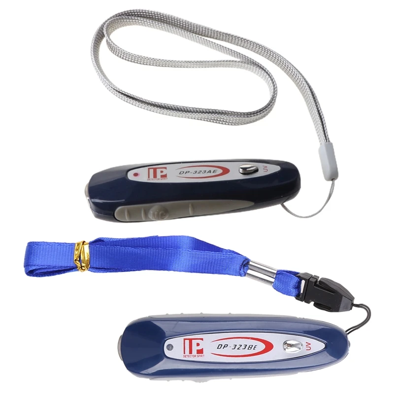 New Mini 2 In 1 Currency Money Note Detector Checker With Lanyard Detector Keychain For USD Euro Pound