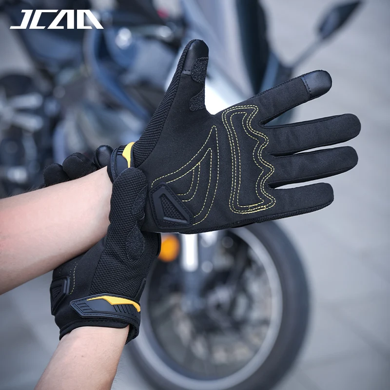 Spring Summer Motorcycle Gloves Men Women Anti-Fall Touchscreen Motorbike MTB MX Cycling Bicycle Rider Protective Gloves