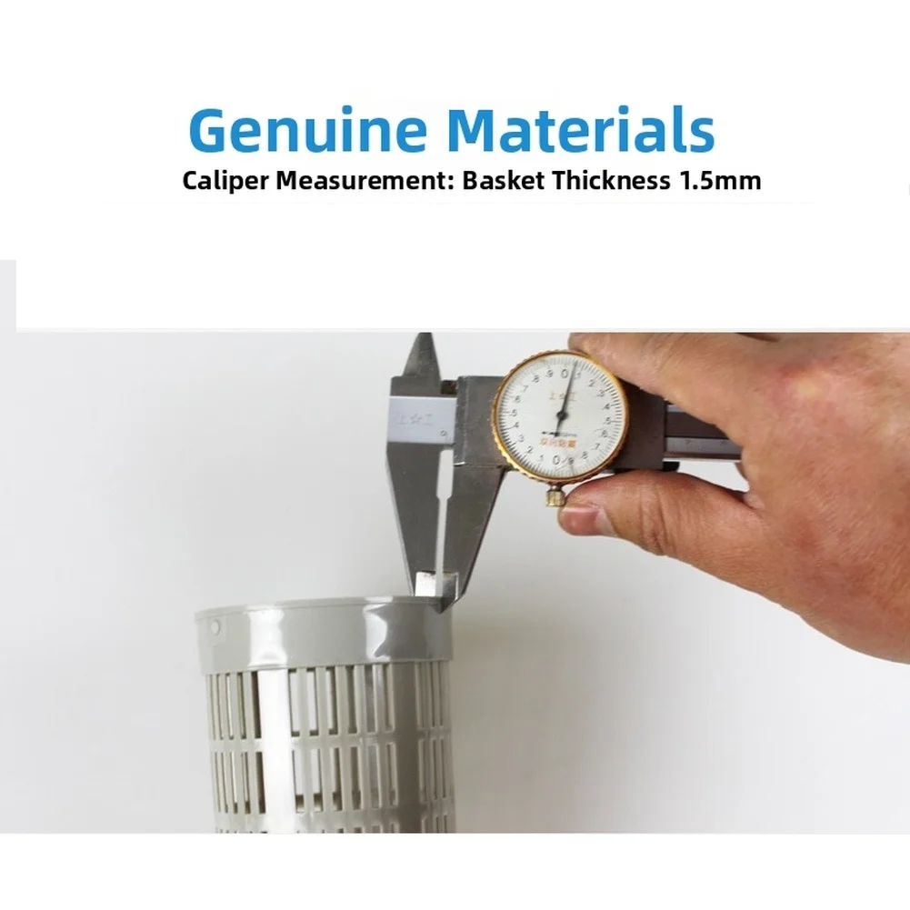 Plastic Drain Strainer Basket for Kitchen Sink with 96 Drain Holes to Improve Drainage Efficiency and Reduce Clogs