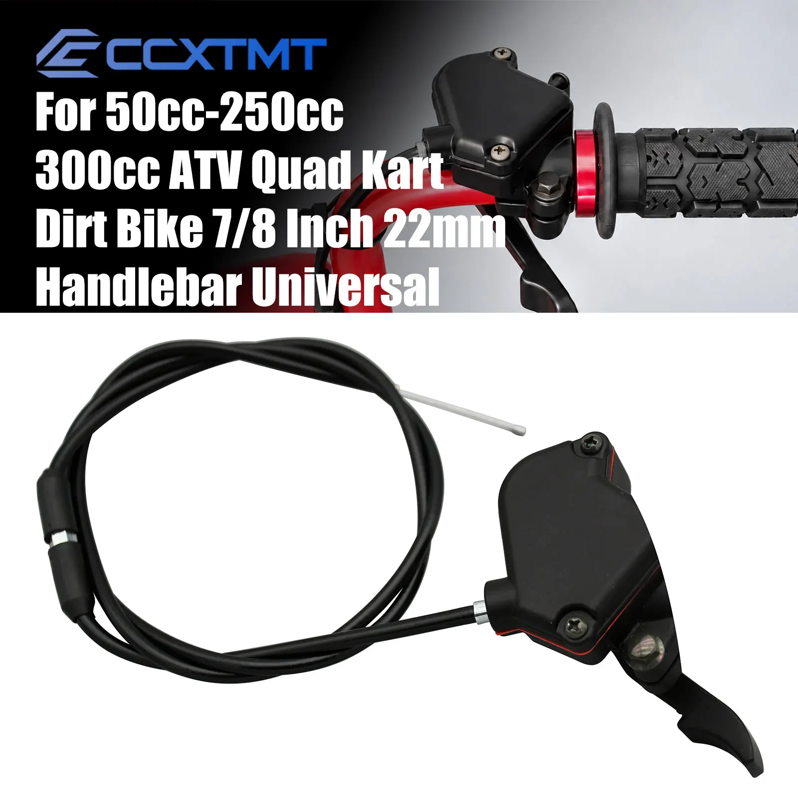 7/8 "22mm Lenker Gashebel Daumens teuerung Gaskabel für ATV Motorrad Taotao Quad Dirt Bike Universal