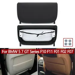 Car Left Right Seat Back Panel Leather Backrest Storage Pocket Cover For BMW 5 7 GT Series F10 F11 F01 F02 F07 2009-2013