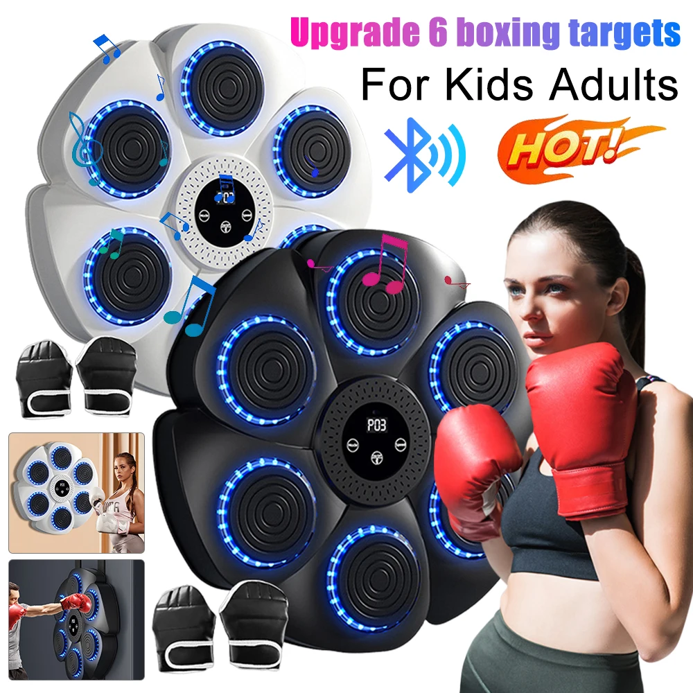 Smart Music Boxing Machine per bambini adulti boxe Trainer Home Exercise Training sport Fitness Musical Boxing Wall Target