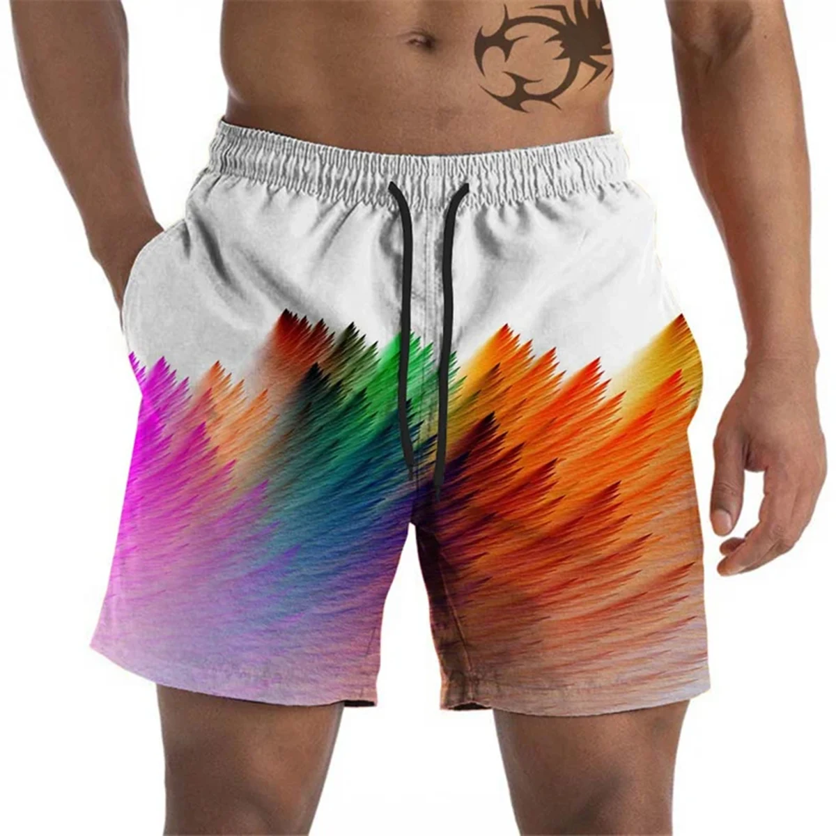 

Adult Quick-Dry 3D Beach Shorts - Summer Hot Sale Breathable Swim Sports Pants Surf Casual Style