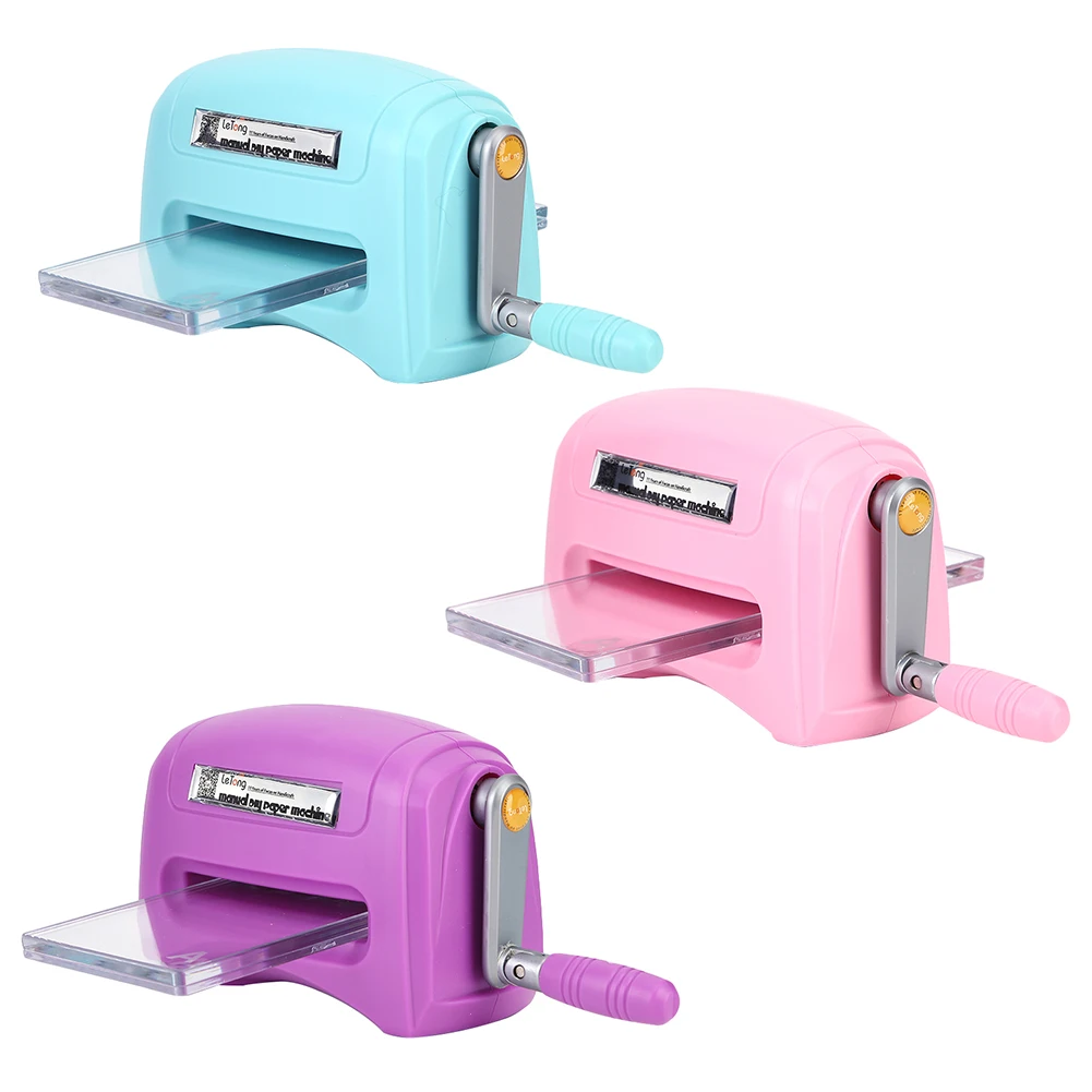 

Craft Embossing Machine Portable DIY Handcraft Die-Cut Machine Practical Craft Tool with Plastic Backing Plate Home DIY Gadgets