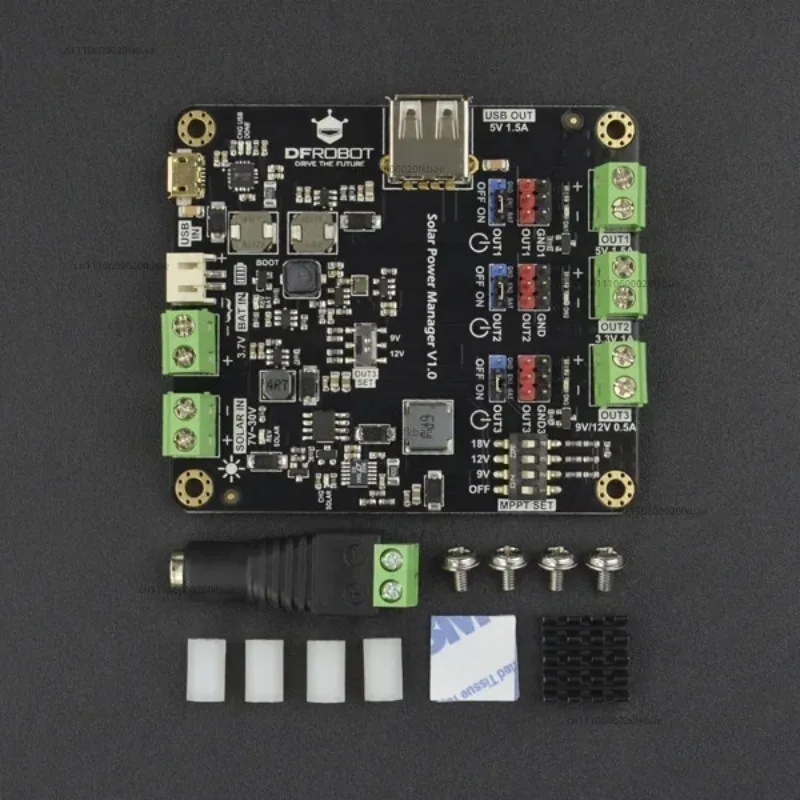 Solar Power Management Module (suitable for 9V/12V/18V Solar Panels)