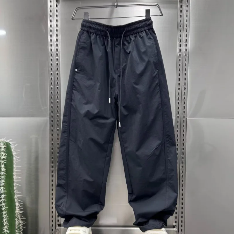 2026 Summer Lightweight Outdoor Sports Ice Silk Casual Pants Fashion Quick-Drying Lightweight Street Pants