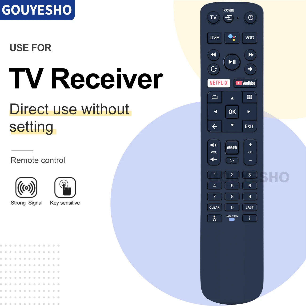 

New Voice Remote Control RC3544205/01BR for AMINO TV