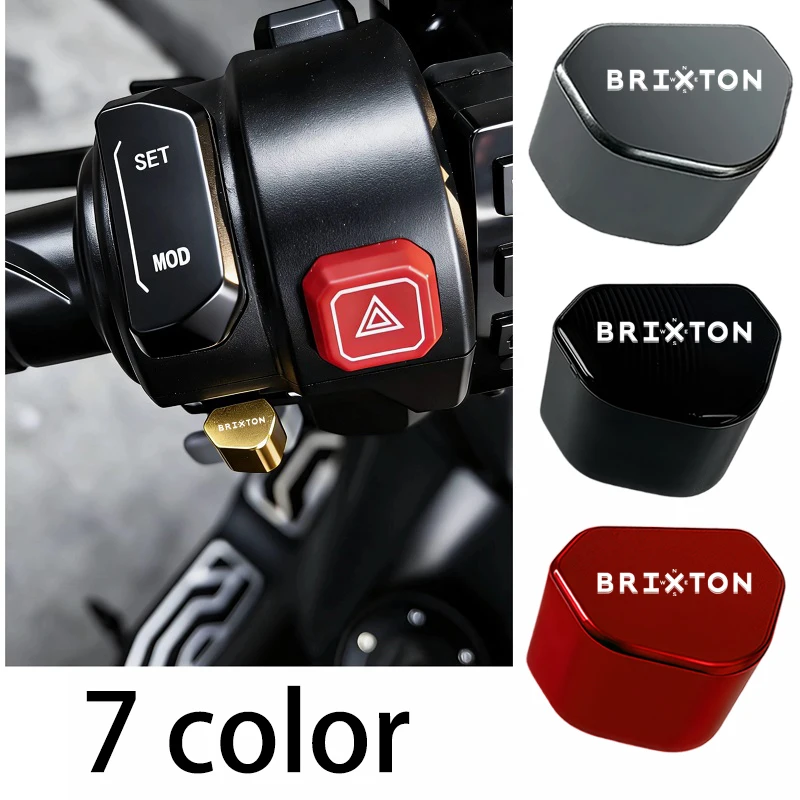 

Moto CNC Switch Button Turn Signal Switch Key cap For Brixton Cromwell 125 1200 Crossfire Storr 500 Sunray Felsberg 125 250 SK 8