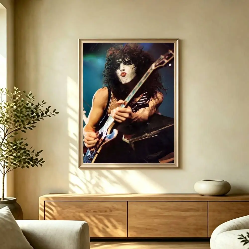The KISS Rock B-band Poster Waterproof Wall Art Sticker For Bar Living Room Vintage Decor High Quality Print Gift view 6