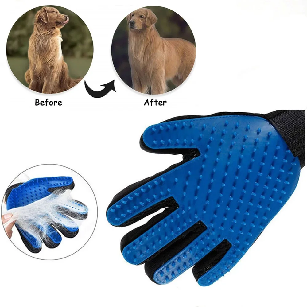 Cat gloves Pet Cat Self Grooming shedding Dog brush Glove Dog Bath Cat cleaning Supplies Dog Accessories Pet Glove