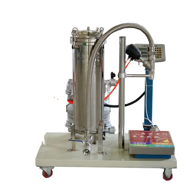 Liquid Automatic Filling Machine Chemical Batching Weighing Filling Single Head Automatic Quantitative Filling Machine