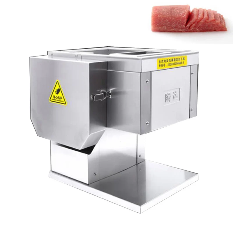 

Commercial Small Desktop Meat cutter Electric Vegetable cutter Machine Pork and beef shredding and slicing machine Dicing